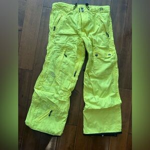 Morphe Bright Yellow snow pants